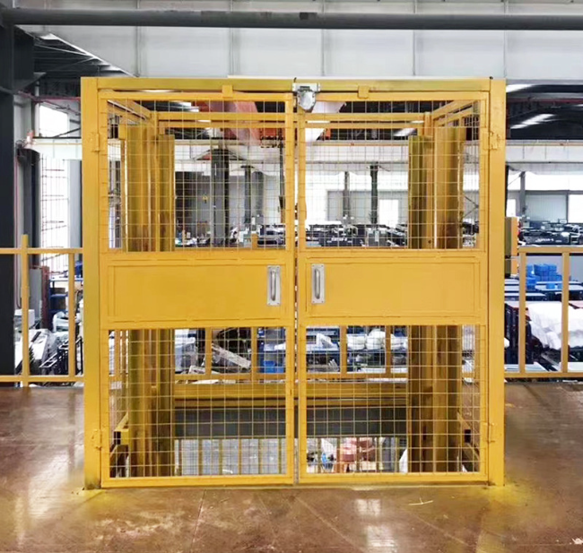 吕梁智能导轨式升降机亮相